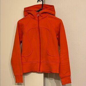 lululemon athletica Vibrant Orange Hoodie